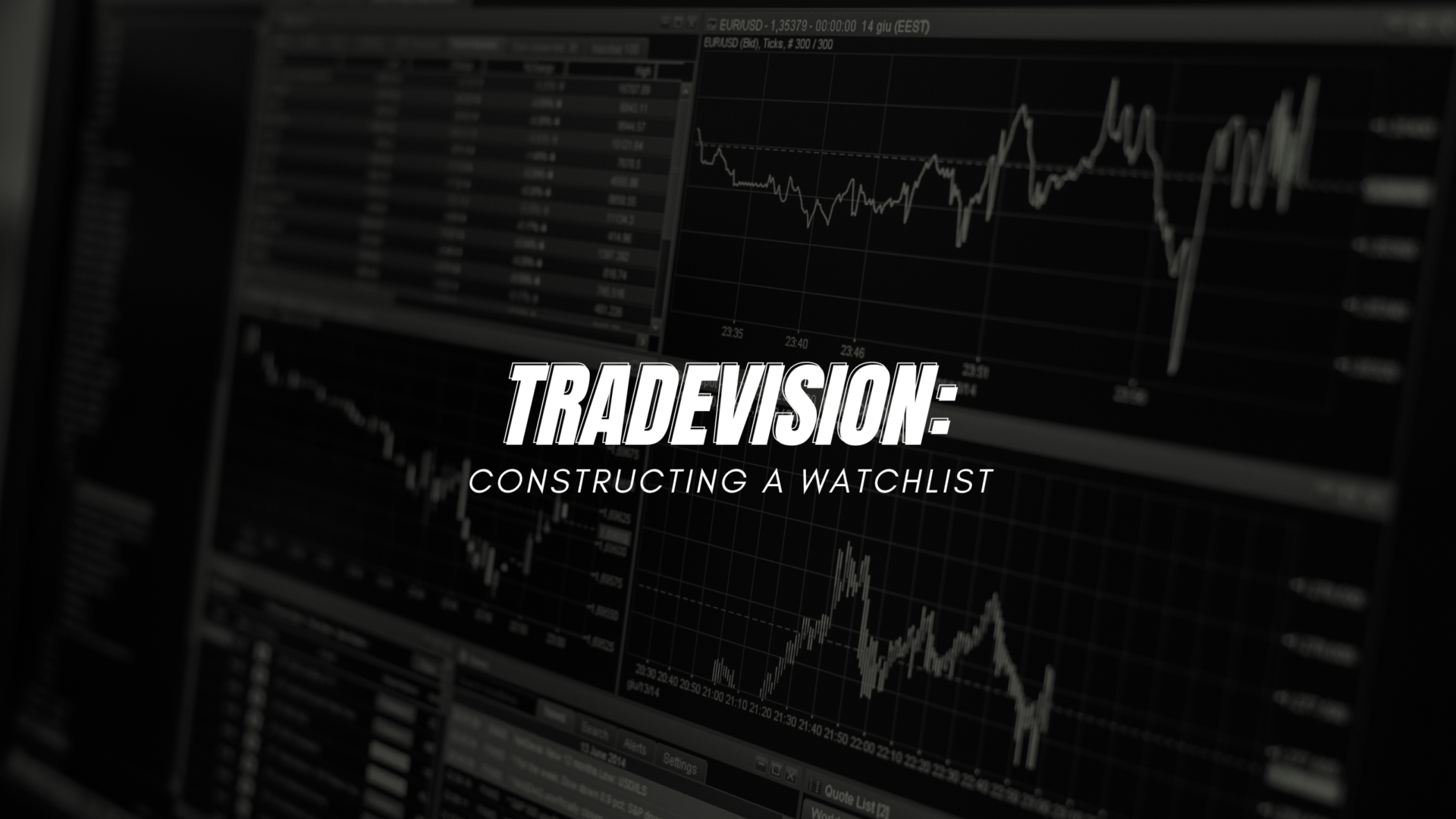 Step-by-step guide on how to create a watchlist on TradeVision to monitor your favorite stocks effectively.